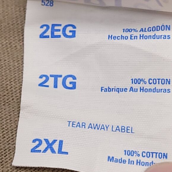 Electric Mud Casual Short Sleeve Graphic T Shirt Mens Size 2XL Beige - Picture 3 of 10